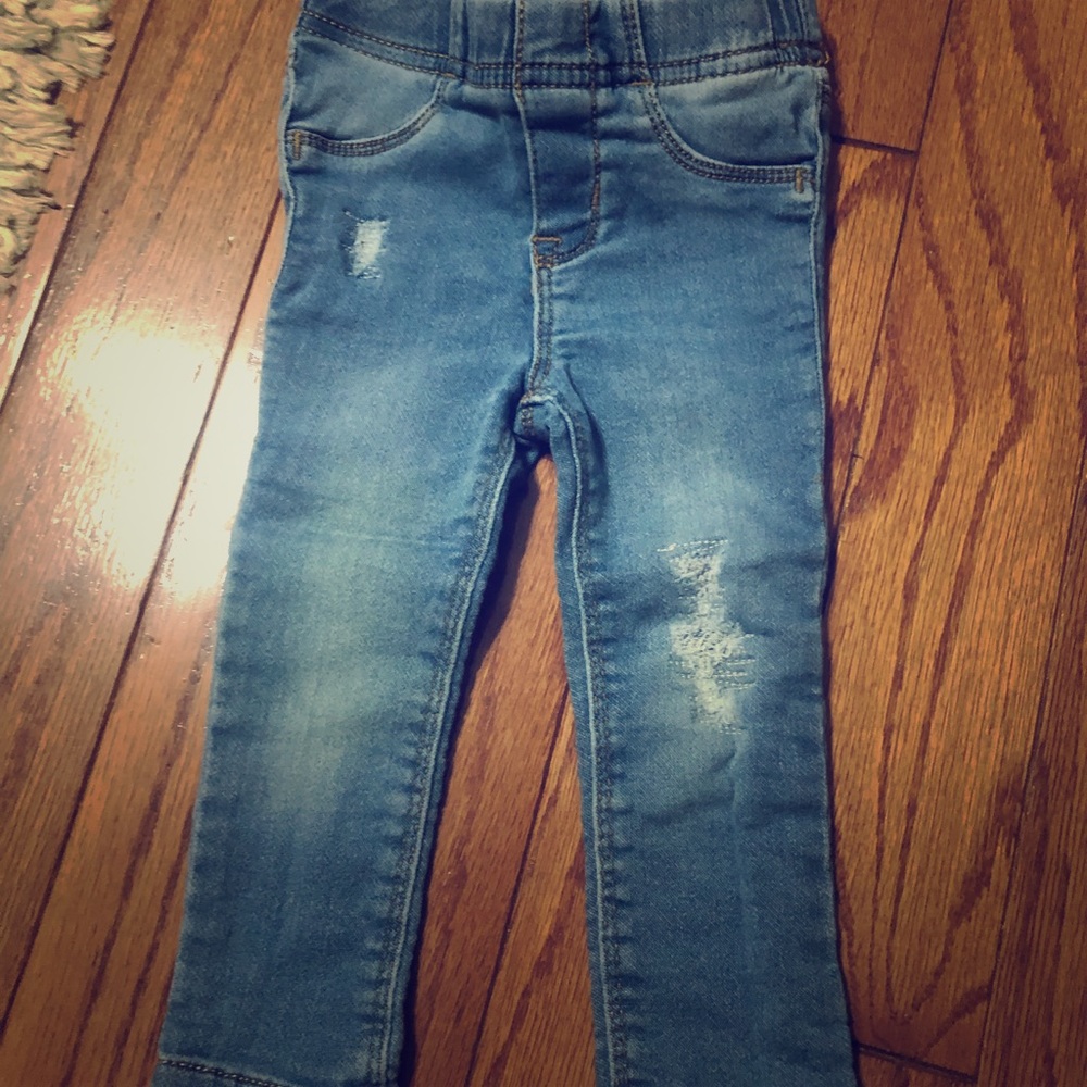 Distressed jeans from old navy